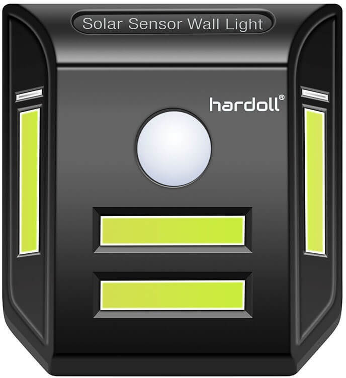  Solar Lights For Home Garden COB LED Motion Sensor Outdoor Lamp(Black)